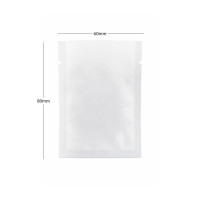 60mm x 80mm White Matt 3 Side Seal Pouches (100 per pack) 60mm x 80mm White Matt 3 Side Seal Pouches (100 per pack)