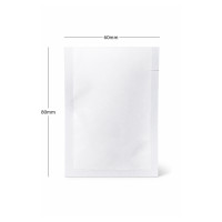 60mm x 80mm White Matt 3 Side Seal Pouches With Slit Notch (100 per pack) 60mm x 80mm White Matt 3 Side Seal Pouches With Slit Notch (100 per pack)
