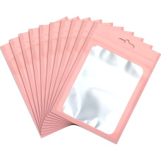 60mm x 100mm Pink Matt Full Window 3 Side Seal Bags (100 per pack) 60mm x 100mm Pink Matt Full Window 3 Side Seal Bags (100 per pack)