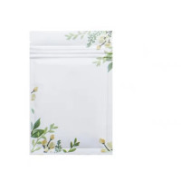 100mm x 150mm White with Green Leaf/Blossom Matt 3 Side Seal Bags (100 per pack) 100mm x 150mm White with Green Leaf/Blossom Matt 3 Side Seal Bags (100 per pack)