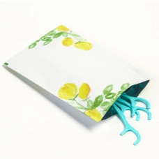 80mm x 120mm White with Yellow Flowers Matt 3 Side Seal Bags (100 per pack) 80mm x 120mm White with Yellow Flowers Matt 3 Side Seal Bags (100 per pack)
