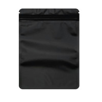 70mm x 100mm Black Matt Resealable 3 Side Seal Bags (100 per pack) 70mm x 100mm Black Matt Resealable 3 Side Seal Bags (100 per pack)