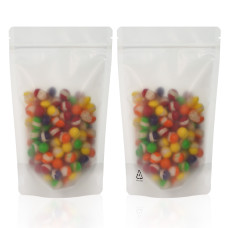150g Recyclable Matt Clear / Clear Stand Up Pouch/Bag with Zip Lock [SP3] (100 per pack)