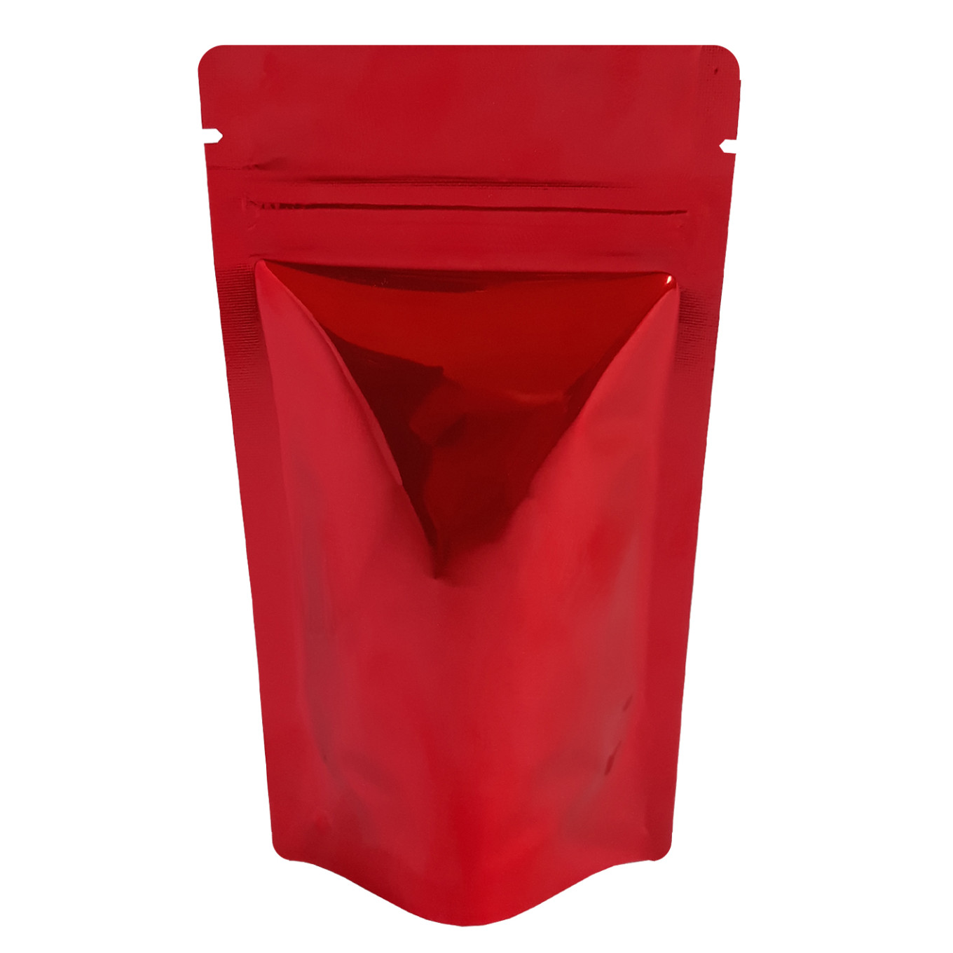 40g Red Shiny Stand Up Pouch/Bag with Zip Lock [SP1] (100 per pack)