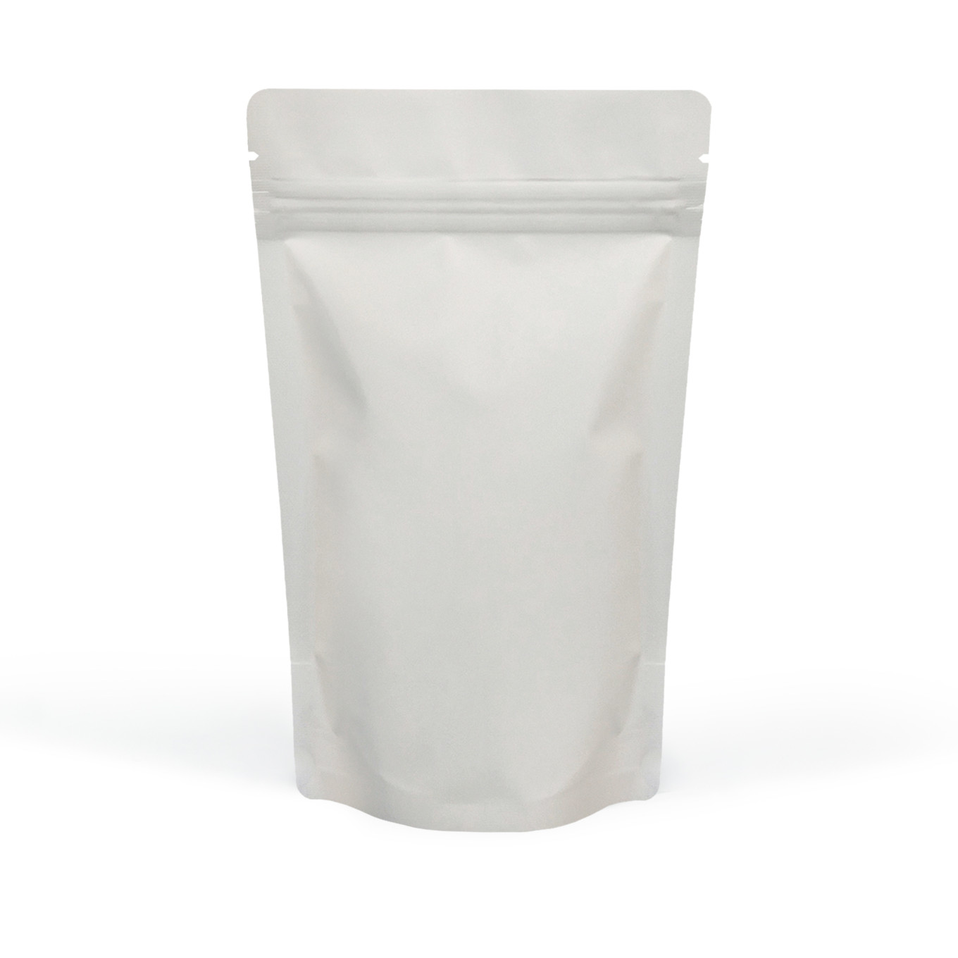 150g White Matt Stand Up Pouch/Bag with Zip Lock [SP3] (100 per pack)
